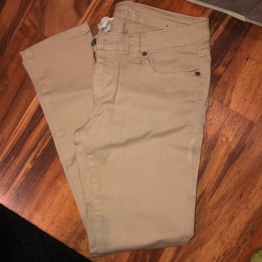 khaki jeans